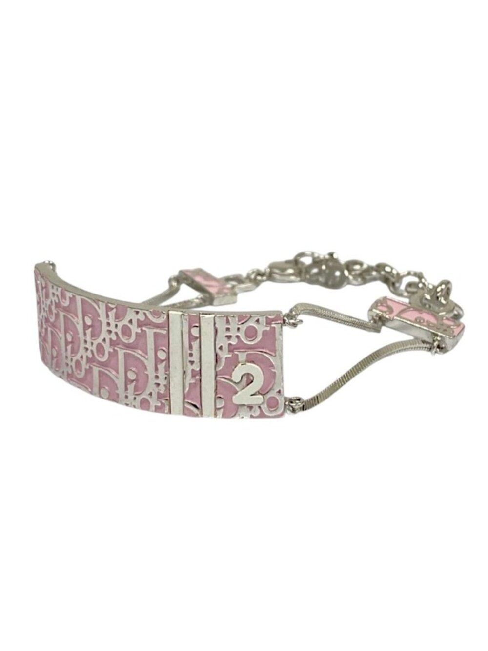 Dior Trotter Plate Bracelet Pink